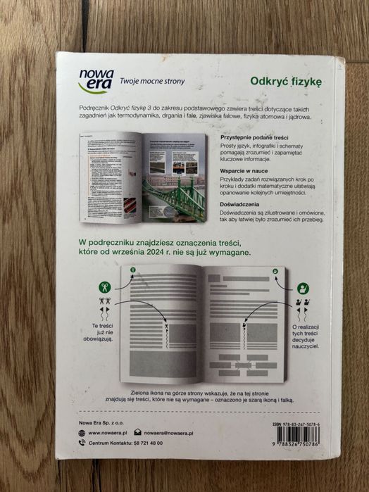 Podręcznik od fizyki do klasy 3 dla liceum i technikum edycja2024