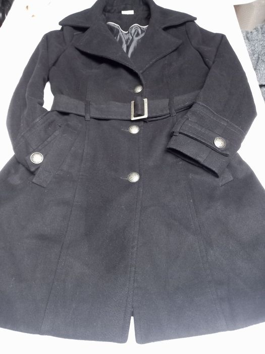 Plaszcz damski czarny 38