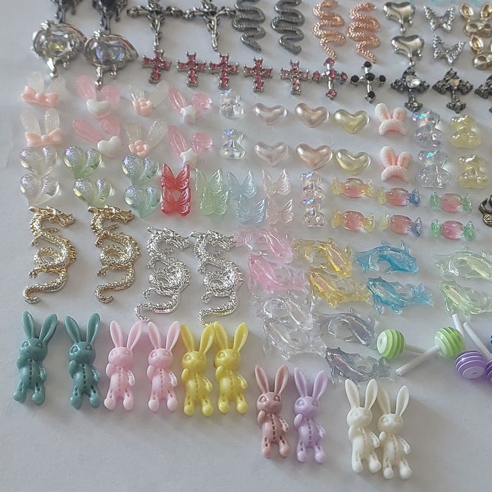 Фигурки для маникюра, цепи