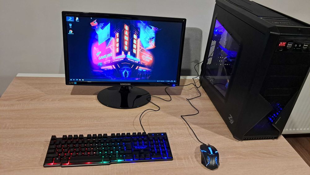 Zestaw Do Gier i5 4x3.2GHz/GTX960-2GB/Ram-16GB/SSD240+1TB/Samsung 22'