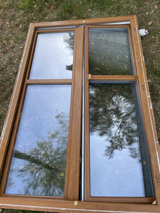 Drzwi tarasowe 225 x 146 zloty dab