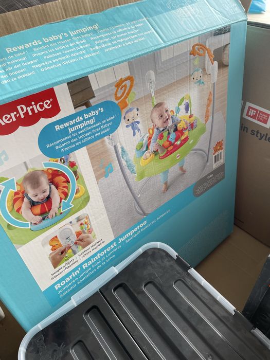 Skoczek Fisher Price tygrys