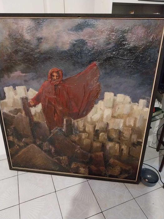 Obraz sygnowany Wojciecha Kolsuta Wedrowiec