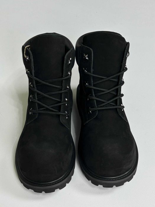 Black 8 boots black черевики чоботи чорні ботинки черные laces 41 43