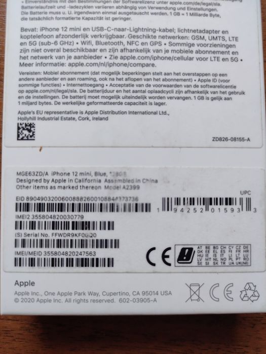 Iphone 12 mini 128 ГБ