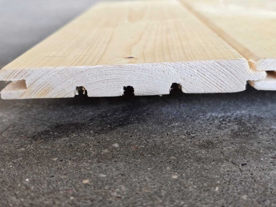 Deska boazeryjna, podbitka, elewacja świerkowa 15x121x4000 mm | Faza | 35 zł/m²