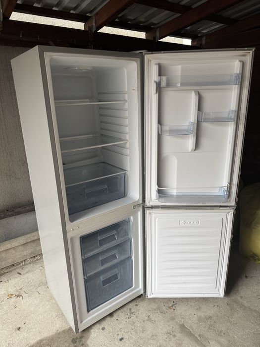 lodówka Amica srebrna wolnostojąca