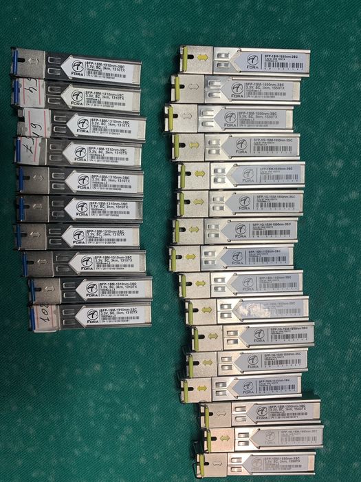 Гігабітні SFP гуртова знижка на модулі  SFP SC 1310-1550 1.25G  3км