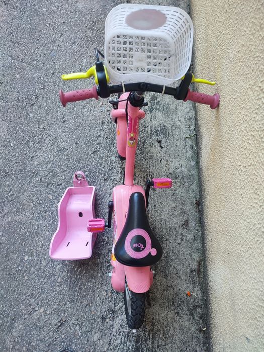 Bicicleta criança infantil cor de rosa