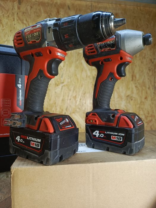 Komplet udarowy Milwaukee m18 wkrętarka zakrętarka
