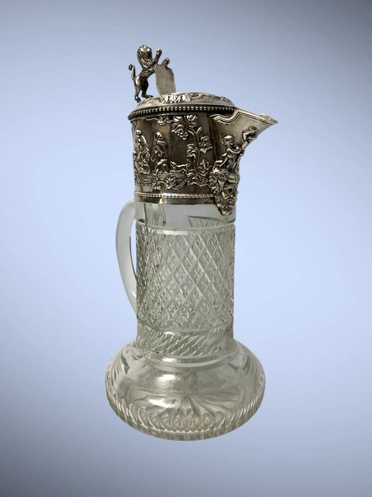 Срібний штоф  графін  срібло кубок серебряный кувшин  графин серебро