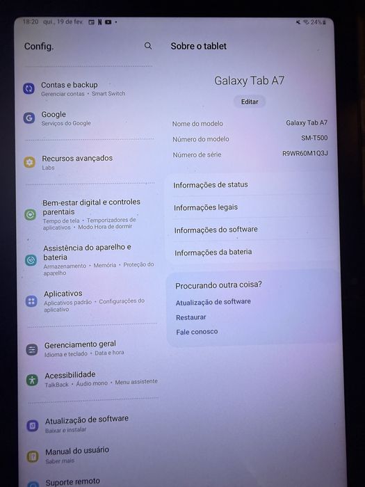 Tablet samsung tab7