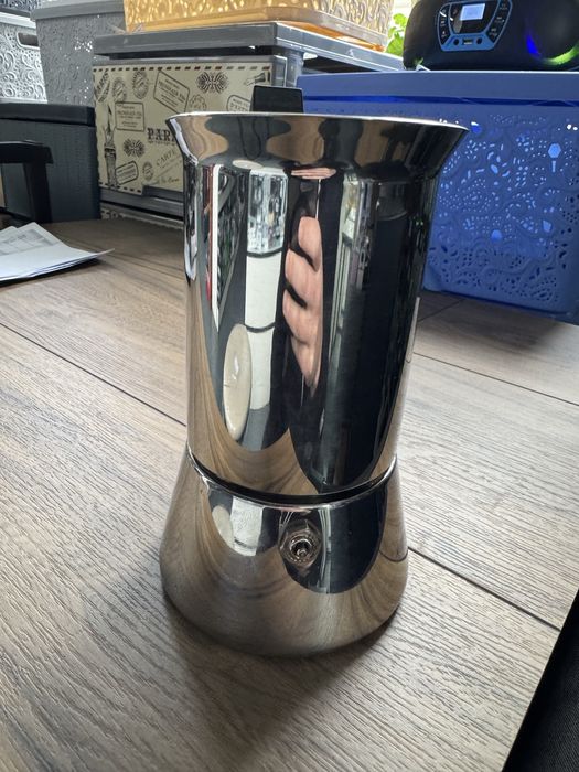 Гейзерна кавоварка Bialetti New Venus Induction на 4 чашки 170 мл срібляста (0007254)