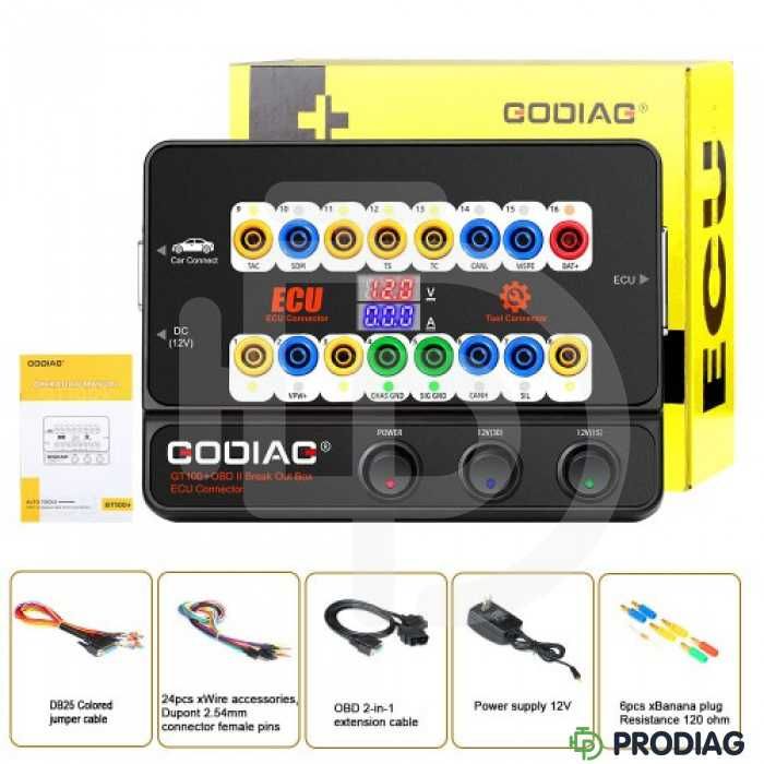 GODIAG GT100+ - OBD2 тестер (діагностика та програмування ECU)