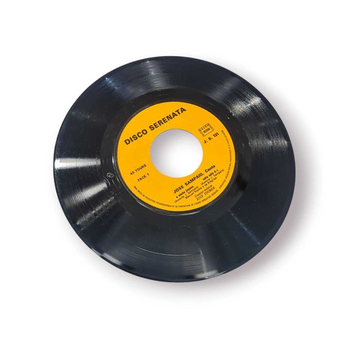 Vinil Single José Sampaio – Disco Serenata J.S. 131 (45 RPM) – VG+