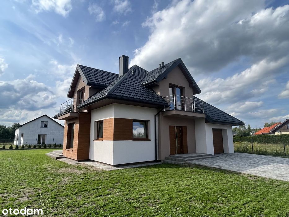 Nowy komfortowy dom wolnostojący Krzaki Czaplinkowskie Góra Kalwarią