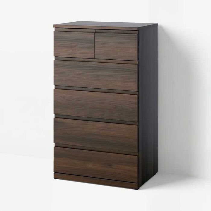 Kredens STORKLINTA Komoda6 szuflad  70x50x120 ciemnobrązowy Malm Nowa w kartonach Okazja
