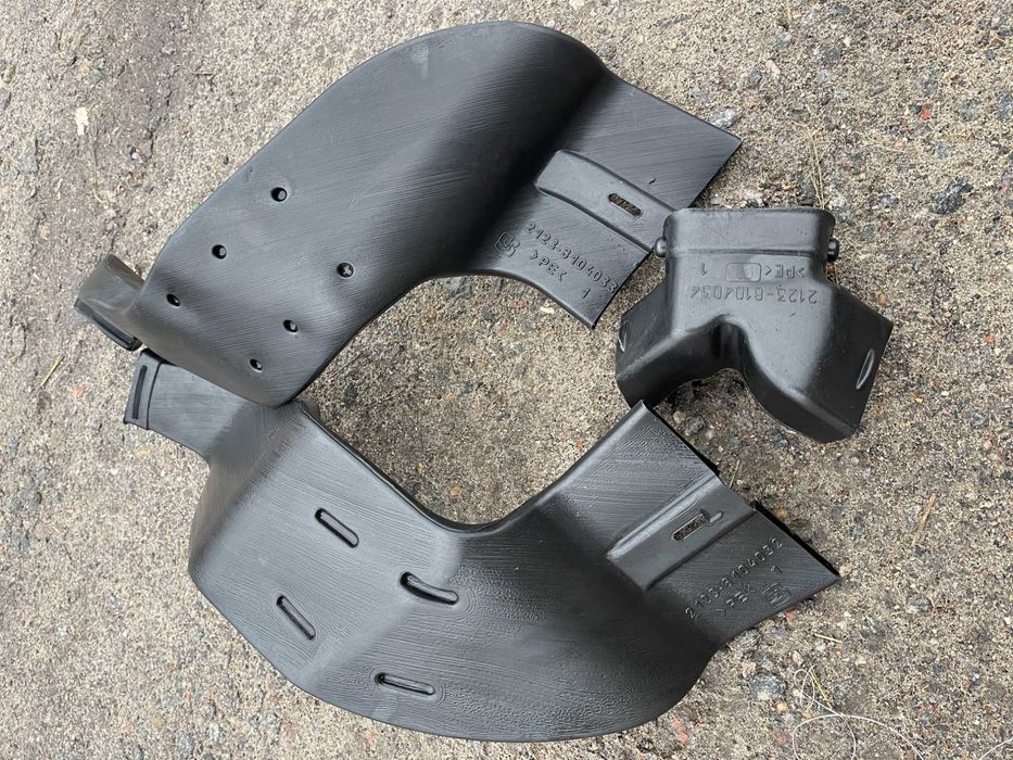 Воздухопровод обогрева салона задний комплект ваз нива 2123