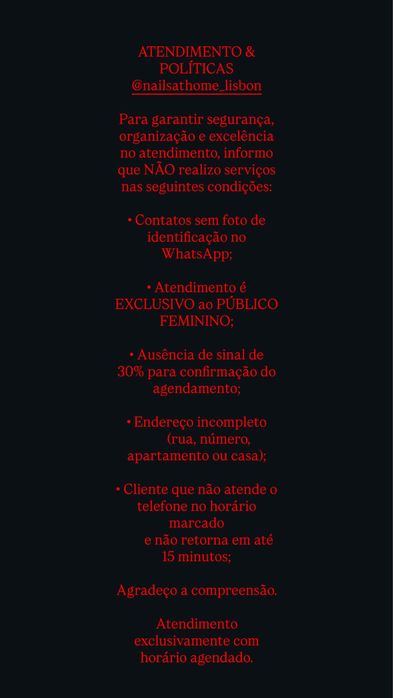 Extensão gel unhas ao domicílio (LISBOA & CASCAIS)