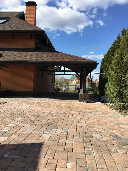 Укладка тротуарной плитки, водоотвод, геодезия, благоустройство