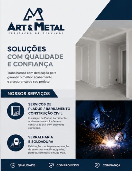 Serviços de Construção Civil e Serralharia