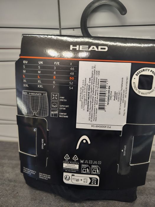 Head Bokserki 2x2 pack L