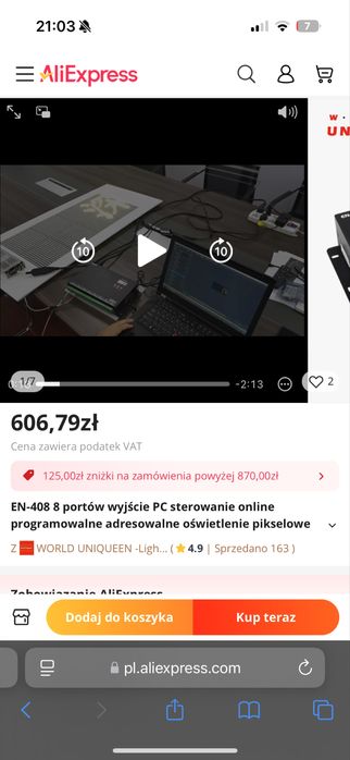 EN-408 8 portów wyjście PC sterowanie online