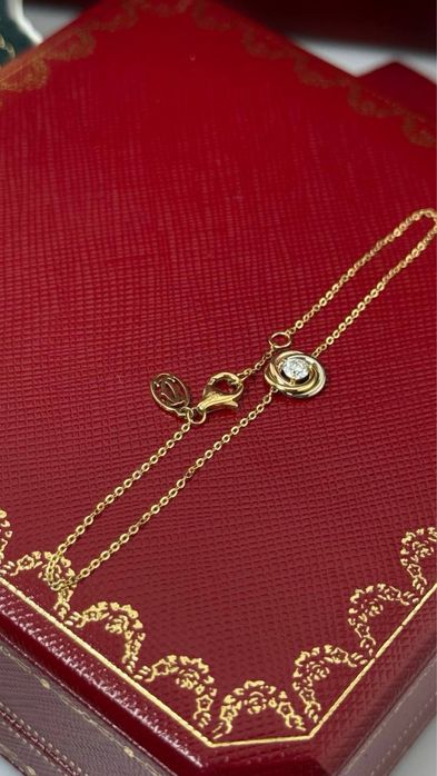 Браслет Cartier Trinity Оригина золото 750