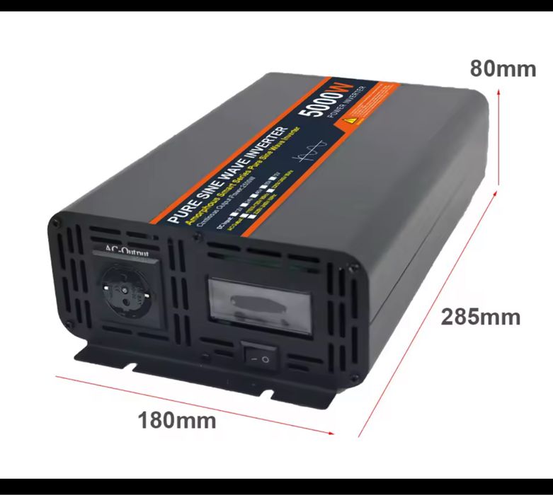 Conversor de 12V ou 24V para 220V novos de 4000 ou 5000