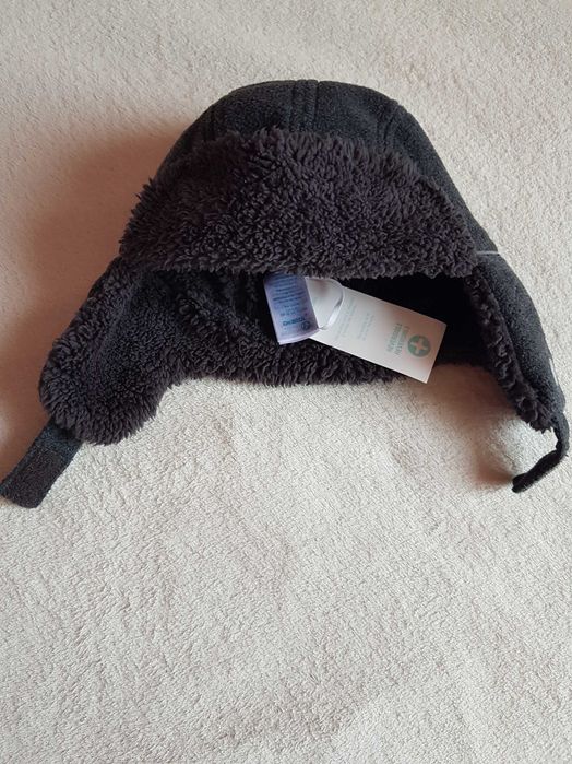 зимняя шапка для мальчика оч.тепл. 51 см Франция варежки с рез 3 / 4 г