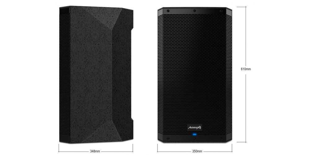 Coluna Audibax DSP12 - 12"  activo de 1200 W c/ DSP