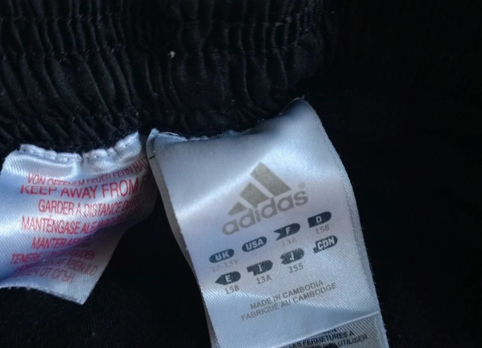 Spodnie dziewczęce dresowe adidas ocieplane
