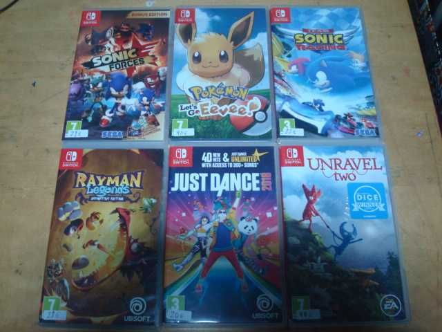11 jogos nintendo switch minecraft fc24 etc