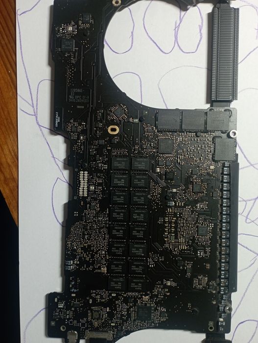 Материнська карта MacBook pro 15 retina mid 2012, і7, 16гб