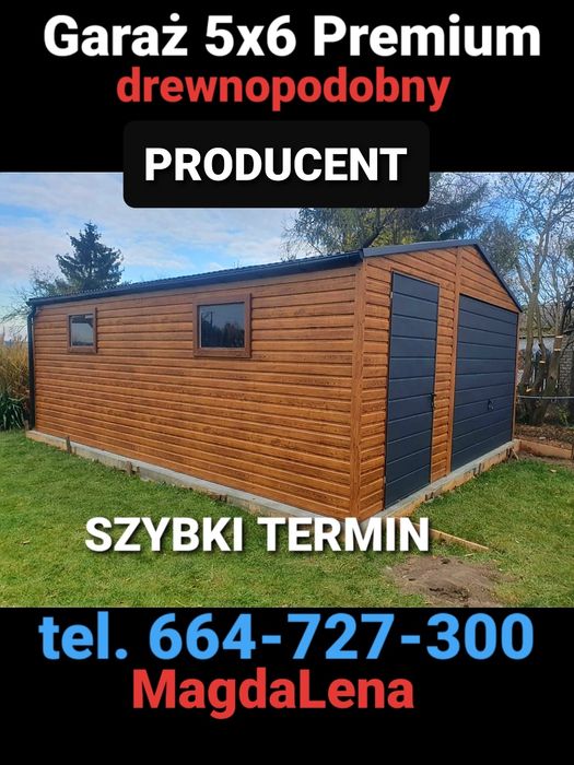 Garaż blaszany Garaże Blaszak MOCNY ! Szybko i Tanio ! CAŁA POLSKA
