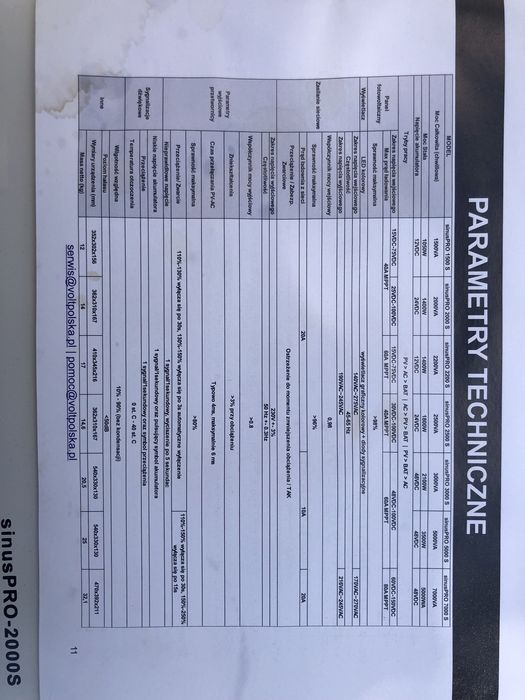 Інвертор Volt Polska Sinus PRO 2000S 24V 2000VA гібридний з MPPT