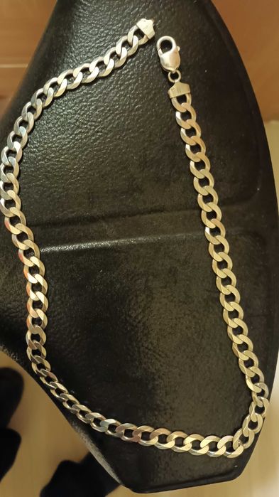 Gruby Łańcuch  PANCERKA  Srebro pr.925