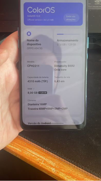 Tlm oppo em otimas condições