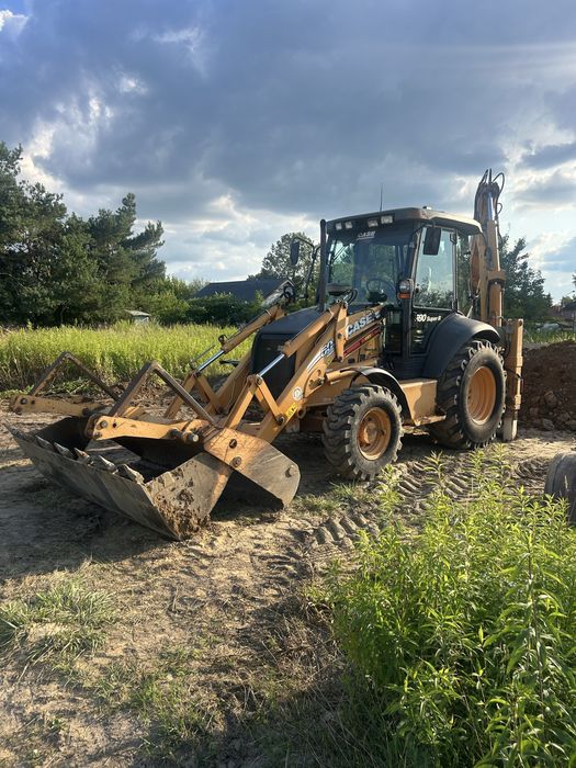 Usługi koparko ładowarka niwelacja terenu szamba odwodnienia drogi