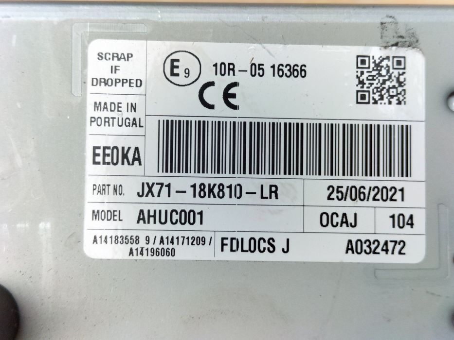 Ford Focus Mk4 2018- Kuga Mk3 магнитола радио навигация JX71-18K810-LR