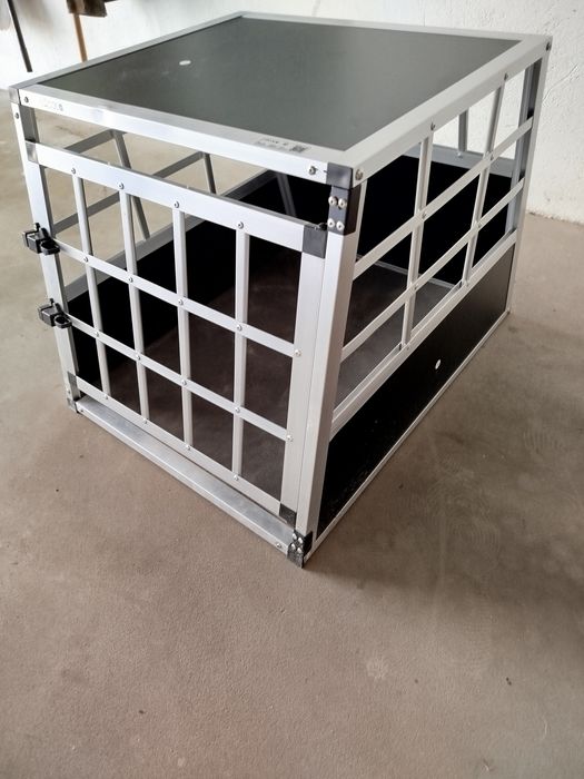 Transporter dla psa Cadoca czarny M 54 cm x 70 cm 51 cm