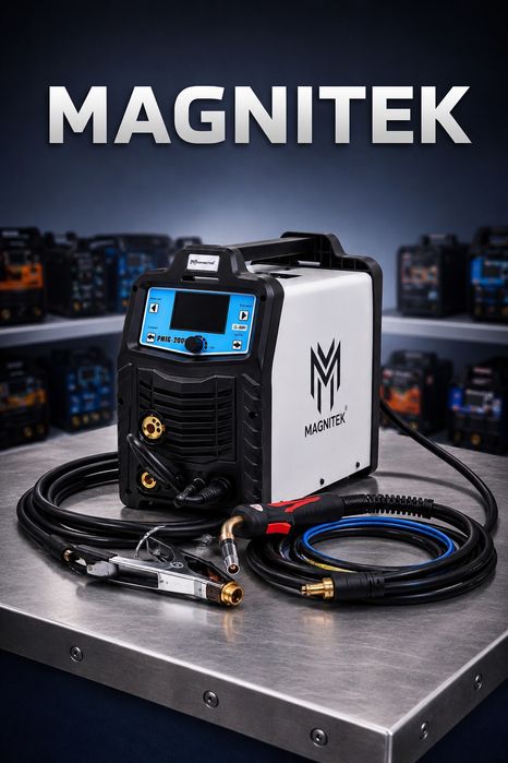 Полуавтомат сварочный MAGNITEK MIG-200L Dpulse 4R SynTech (LCD 220
