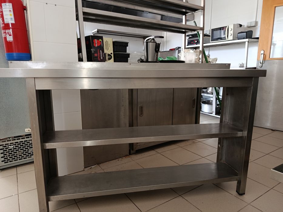 Bancada inox usada
