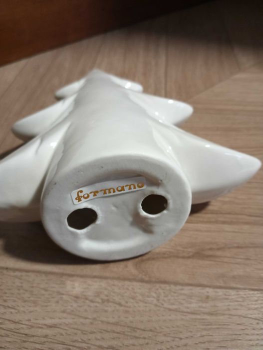 Ceramiczna ozdoba choinka Formano biała