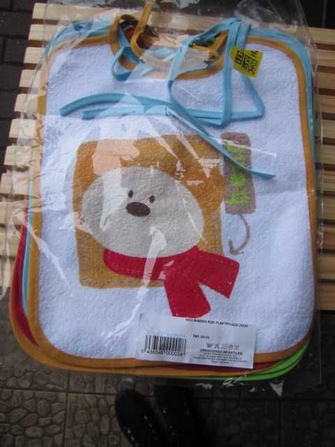 Pakiet śliniaków 9szt dla dzieci Rotry 25 x 30, unisex