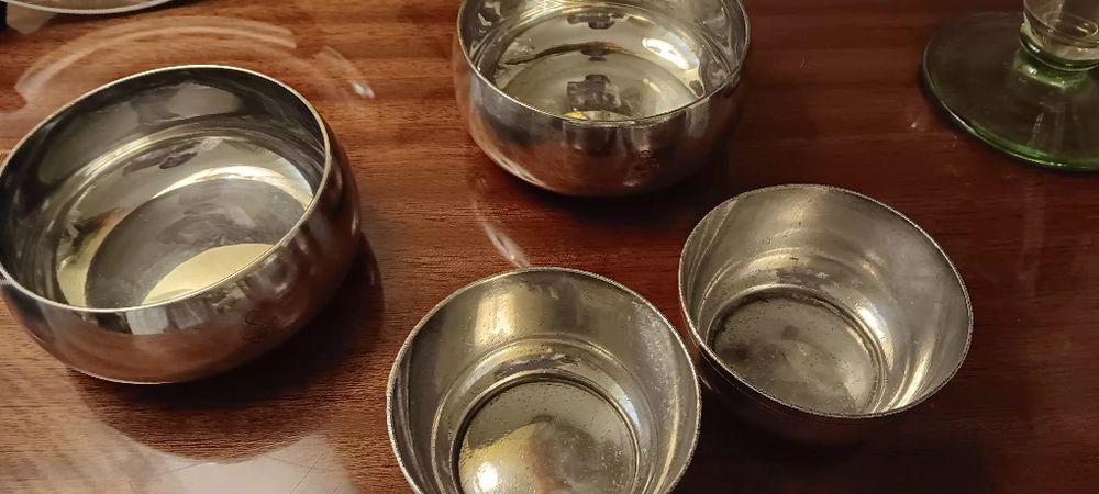 Vintage-conjunto taças Christofle France- anos 50