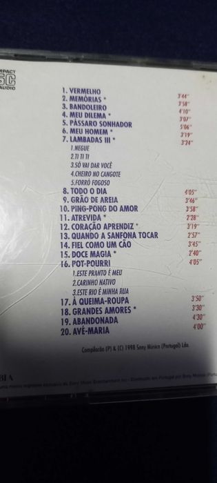 CD FAFÁ DE BELEM/Vermelho 1998
