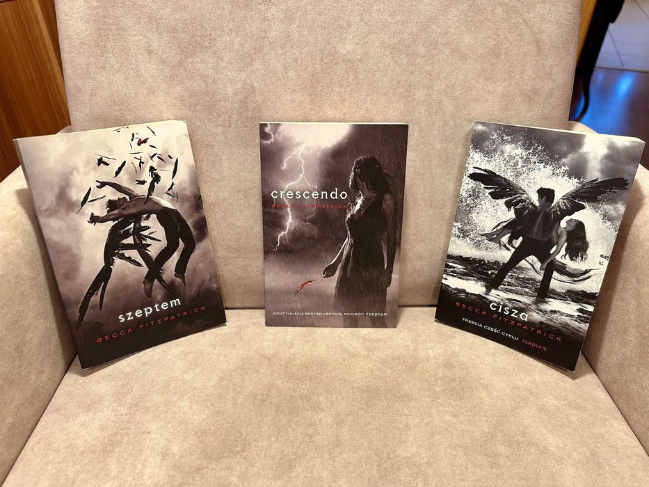 Zestaw 3 Książek: Szeptem, Crescendo, Cisza – Becca Fitzpatrick