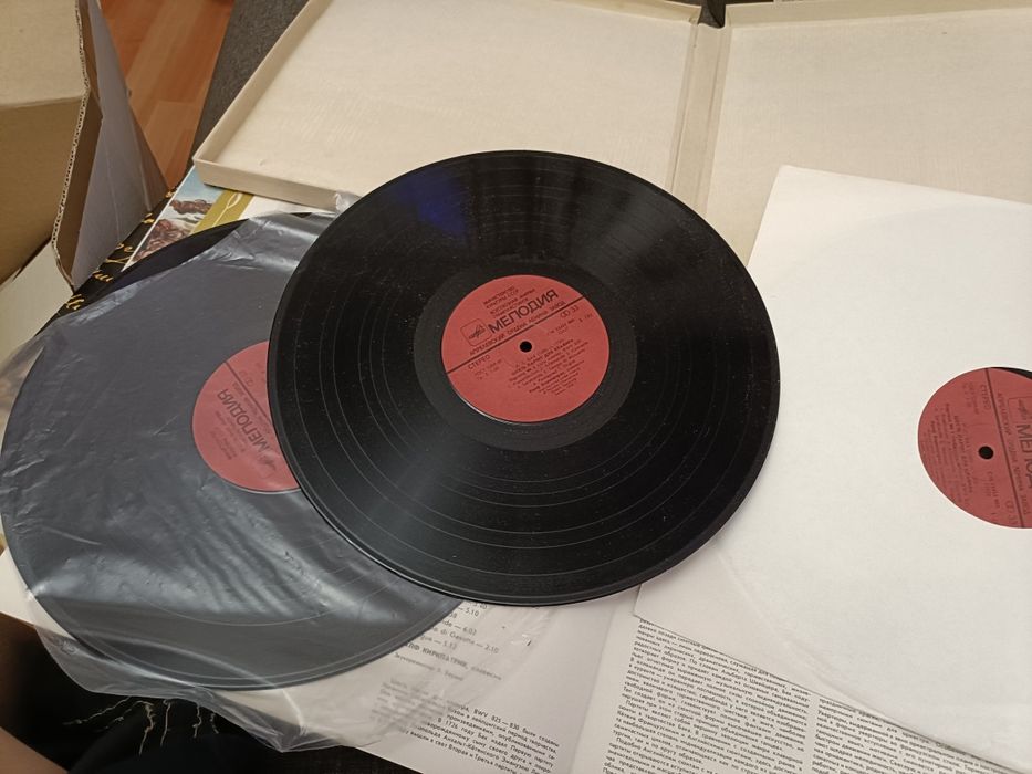 3 виниловых пластинки 1958 года И С  Бах