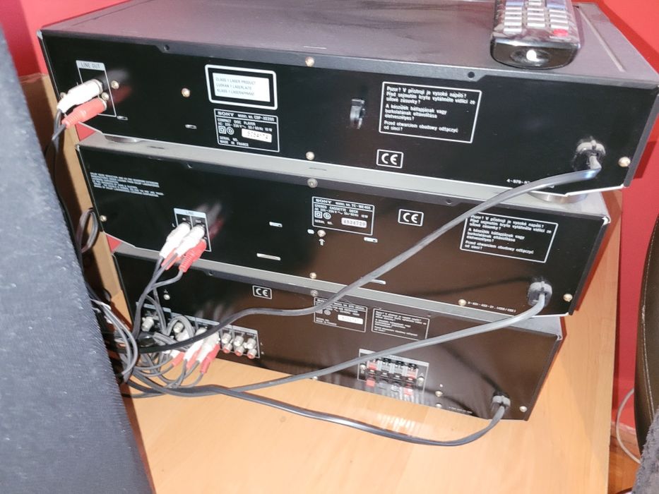 Sprzęt audio Sony kolumny Bose